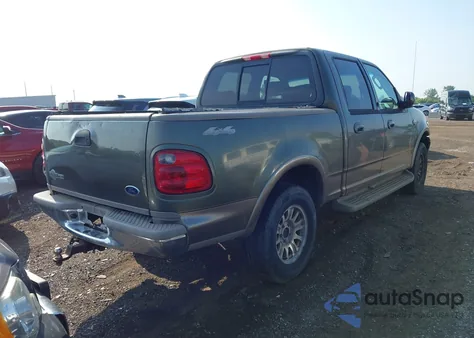 2002 Ford F-150 Lariat/Xlt from USA, damaged, VIN 1FTRW08L42KC44438